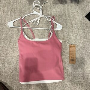 Acta wear layered halter tank